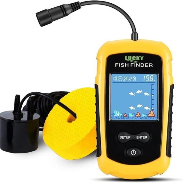 LUCKY Portable Kayak Fish Finder & Depth Locator