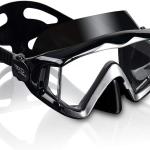 EXP VISION Panoramic 3-Window Scuba Diving Mask Anti-Fog Leak-Proof Tempered Glass for Snorkeling Diving & Swimming