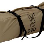 DOD Soto Sleeping Pad for Camping - Extra Thick Self-Inflating Camping - Mattress and Camping Pillow - Tan - Small