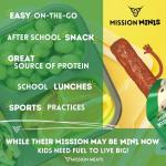 Mission Meats Kids Mini Original Beef Sticks 100% Grass-Fed Beef Zero Sugar Clean Ingredients Gluten-Free Allergy-Friendly 24 Sticks (12 oz)