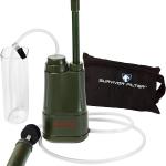 Survivor Filter PRO - Hand Pump Camping Water Filtration System Survival - Water Purifier Survival