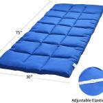 Cot Mattress Topper,Lightweight Cot pad,Quilted Cot Pads for Camping,Soft Comfortable Sleeping Cot Mattress Pad Only