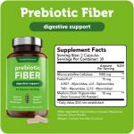 Product Title: Vitamin Bounty Prebiotic Fiber with PreforPro® Digestive & Immune Support Relieves Gut Discomfort 60 Capsules