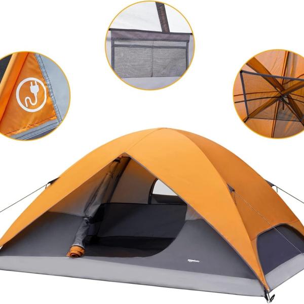 Amazon Basics Dome Camping Tent, 4 Person