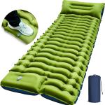 Yuzonc Ultralight Camping Mat with Built-in Pillow & Foot Pump Sleeping Pad