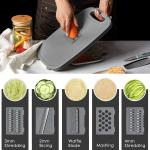 HI NINGER camping cutting board, Collapsible Chopping Board with Colander, 9-In-1 Multi Chopping Board Kitchen Vegetable Washing Basket for Camping,Camping Gifts