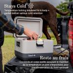 Coleman Pro Heavy-Duty Insulated Hard Cooler Lunchbox, Durable Portable Cooler for Rugged Outdoor Use & Jobsites, Anchor Points for Secure Transportation & Portability