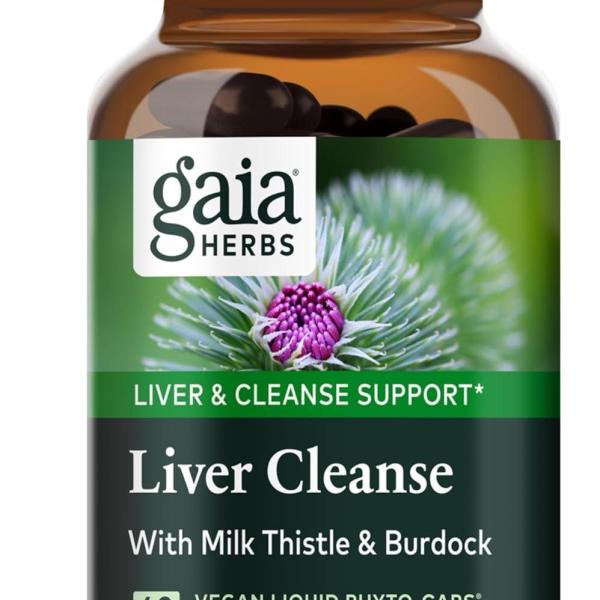 Gaia Herbs Liver Cleanse Herbal Supplement for Liver Health Support 60 Vegan Liquid Phyto-Caps