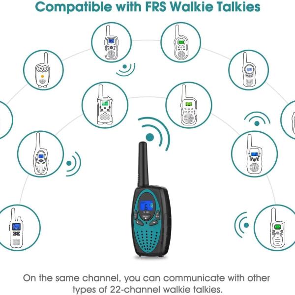 Two Way Radios for Adults, Topsung M880 FRS Walkie Talkie Long Range/Hands Free Walki Talki with Noise Cancelling for Women Kids Camping Hiking Cruise Ship