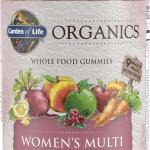 Garden of Life Organic Women's Multivitamin Gummies Vegan Berry Certified Non-GMO Gluten Free 120 Gummies