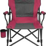 Backyard Expressions Luxury Heated Portable Camp Chair -  Great for Camping, Sports and The Beach