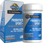 Garden of Life Dr. Formulated Sport Probiotics Digestive Supplement 50 Billion CFU with Organic Prebiotics & Turmeric (30 Capsules)