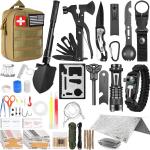 Survival Kits, 149Pcs Survival Gear First Aid Kit IFAK with Molle System Essential Camping Gear Emergency Medical Supplies for Car Fishing Hunting Outdoor Adventure