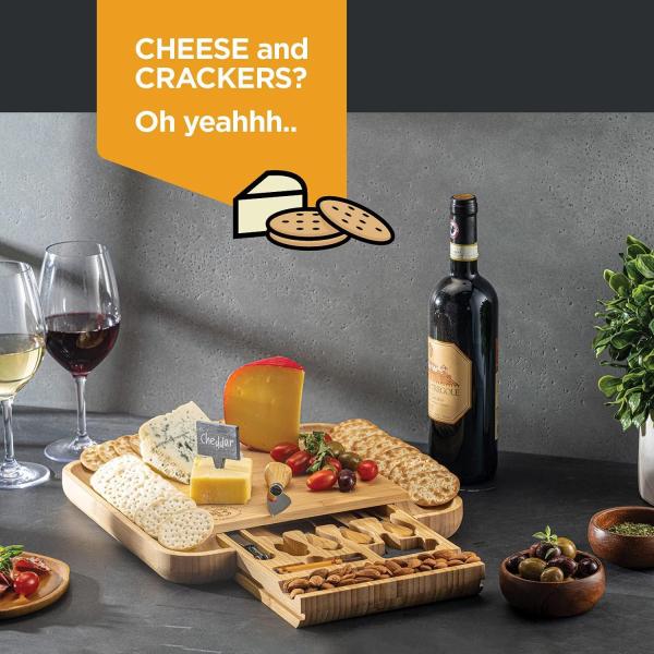 Bambüsi Charcuterie Board & Charcuterie Gift Set – Perfect Wedding, Housewarming & Holiday Gift