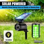 Bell+Howell Bionic Spotlight Motion Solar LED Outdoor Lights – Weatherproof, Super Bright, Motion Sensor Landscape Light for Garden, Yard, and Patio