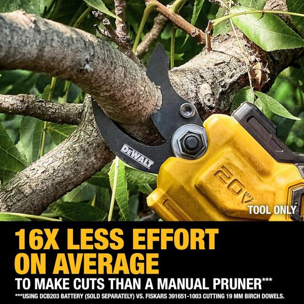 DEWALT 20V MAX Cordless Pruning Shears, Bare Tool Only (DCPR320B)