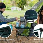 TREKOLOGY TALU Portable Folding Beach Table - Lightweight Travel Camp Table | Small Camping Table for Outdoor Adventures | Foldable, Compact, and Sturdy