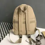 Large Cotton Canvas Zip-Closure Backpack Bag